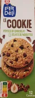 Le Cookie Ptit Déli Pépites De Chocolat Et Éclats De Noisette