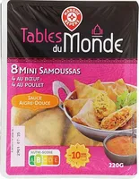 8 Mini samoussas