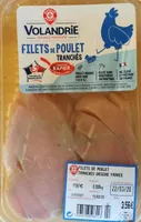 filets de poulet tranchés