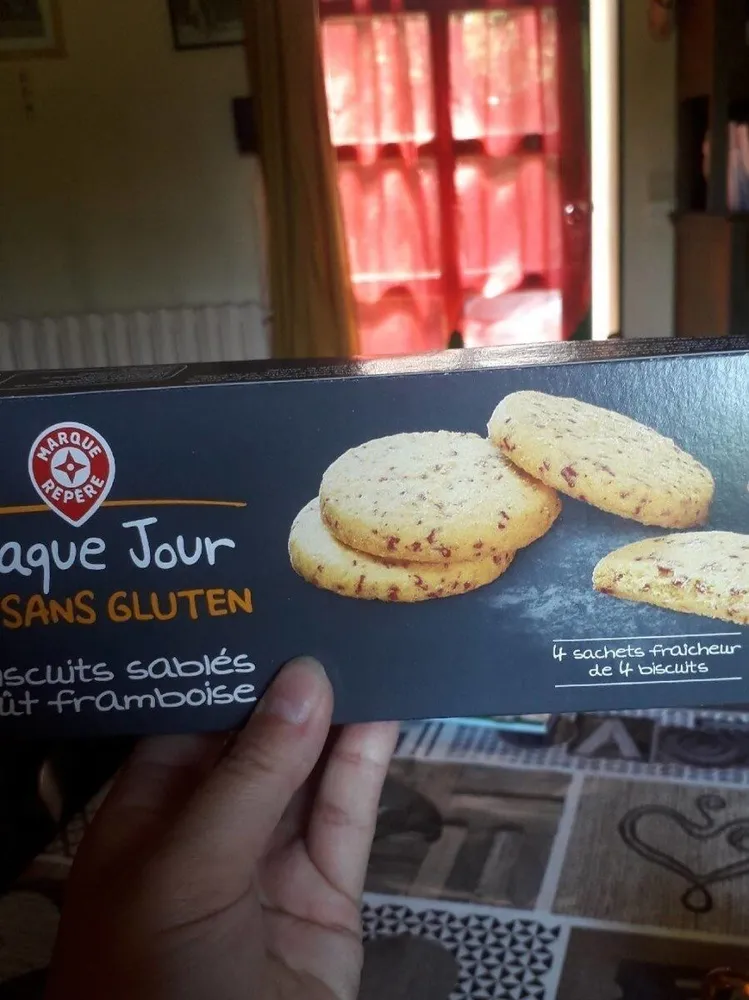 Biscuit sablés framboise