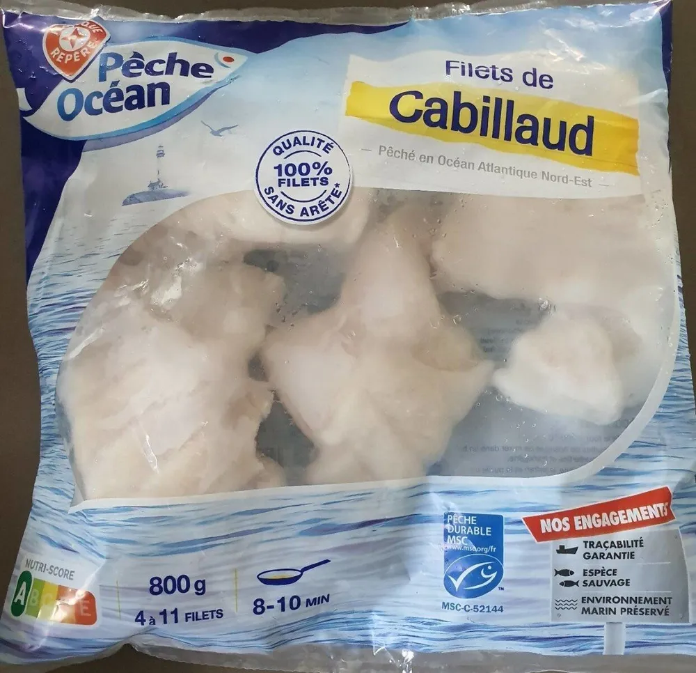 Filets de cabillaud