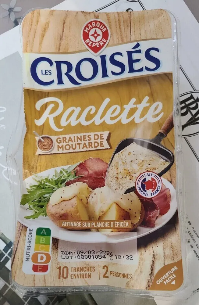 Raclette graines de moutarde