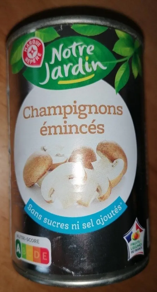 Champignons émincés
