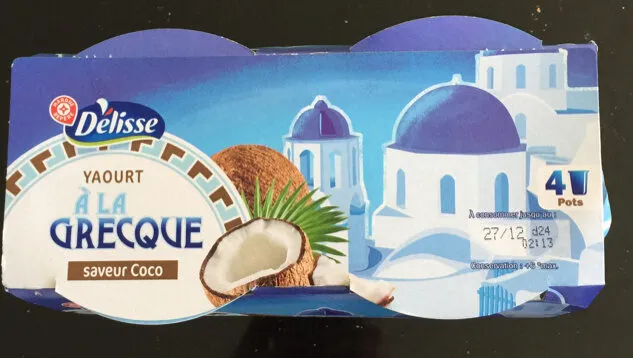 Yaourt à la grec saveur coco
