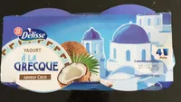 Yaourt à la grec saveur coco
