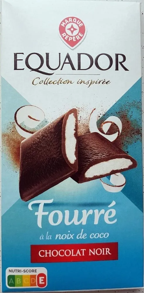 Fourré - à La Noix De Coco - Chocolat Noir