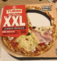La pizza XXL, jambon-fromage