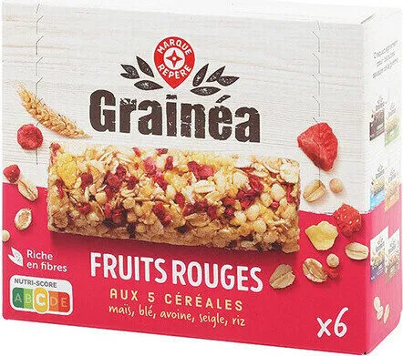 Barres de céréales Fruits Rouges