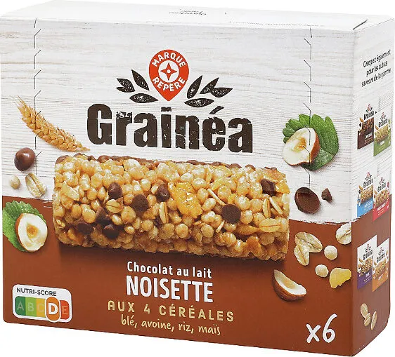 Barres Chocolat au Lait Noisette