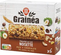 Barres Chocolat au Lait Noisette