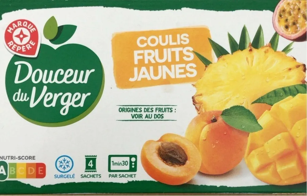 Coulis fruits jaunes
