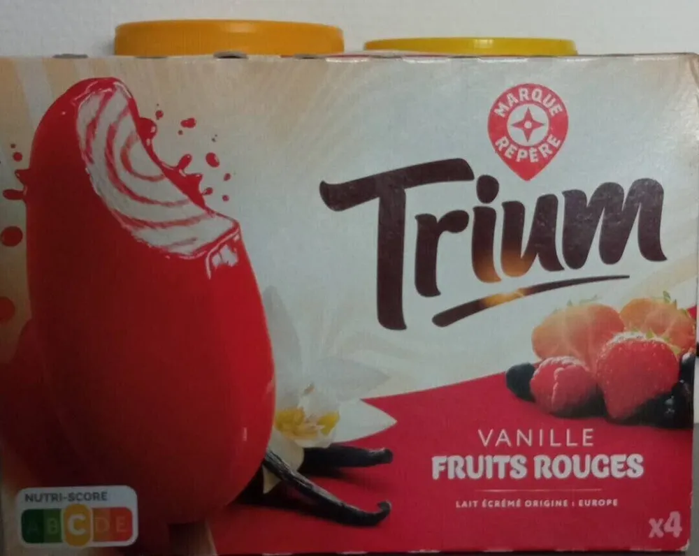 Trium vanille fruits rouges