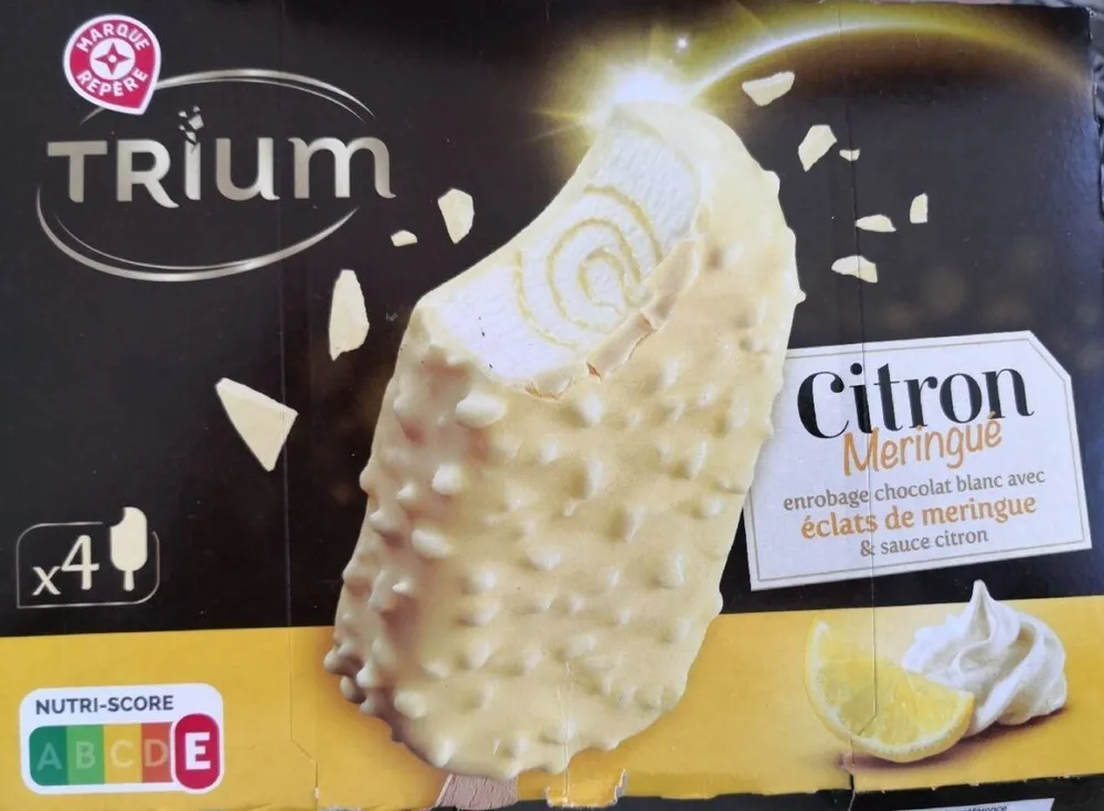 4 Bâtonnets Citron Meringue