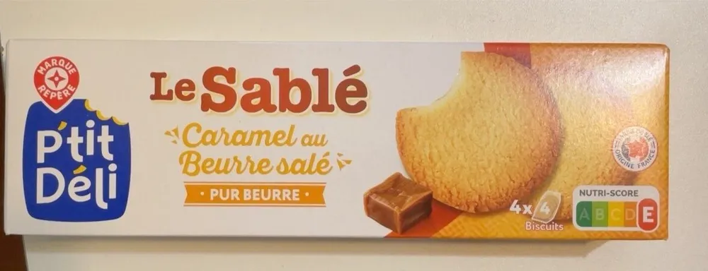 Sablé au caramel au beurre salé