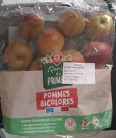 Pommes bicolores