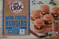 Côté Croc - Mini cheese Burger au cheddar
