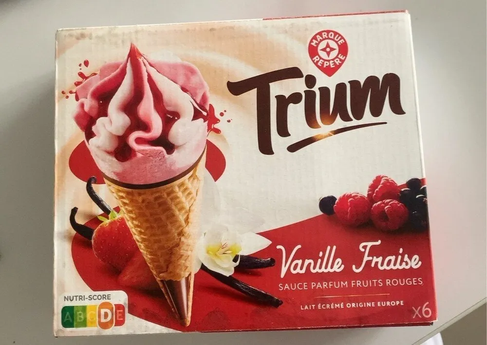 Trium vanille fraise