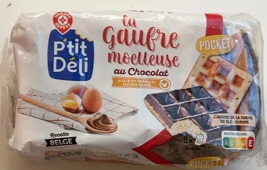 La gaufre moelleuse au chocolat