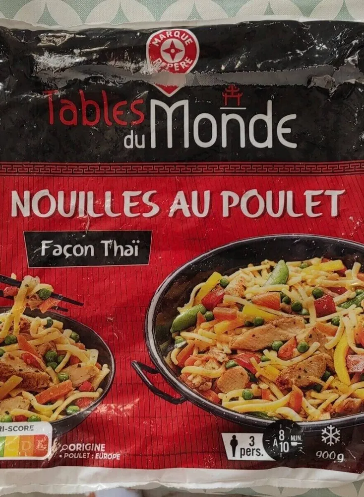 Nouilles au poulet façon Thaï