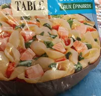 Pâtes saumon aux épinards