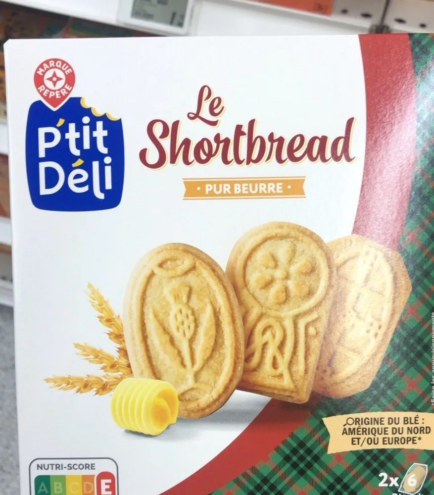 Le shortbread Pour beurre