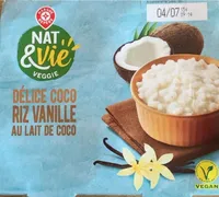 Délice coco riz vanille au lait de coco