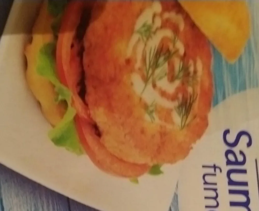 spécial burger saumon fumé