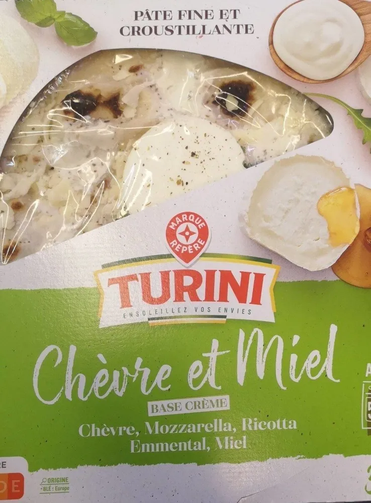 Pizza chèvre et miel