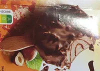 Glace trium façon rocher noisette