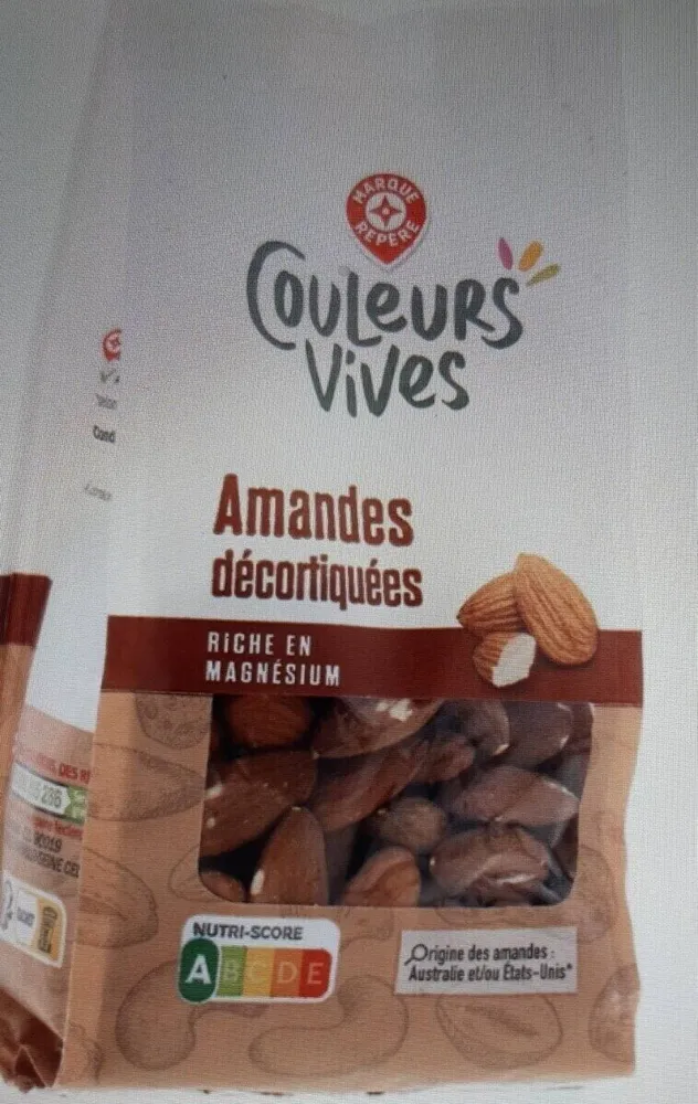 Amandes décortiquées
