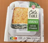 Lasagnes chèvre épinards