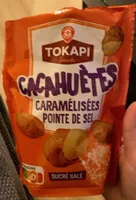 Cacahuètes caramélisées point de sel