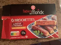Brochettes boeuf fromage