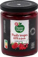 Confiture de fruits rouges 65% de fruits