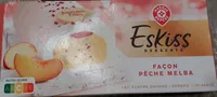 Bûche glacée façon Pêche melba