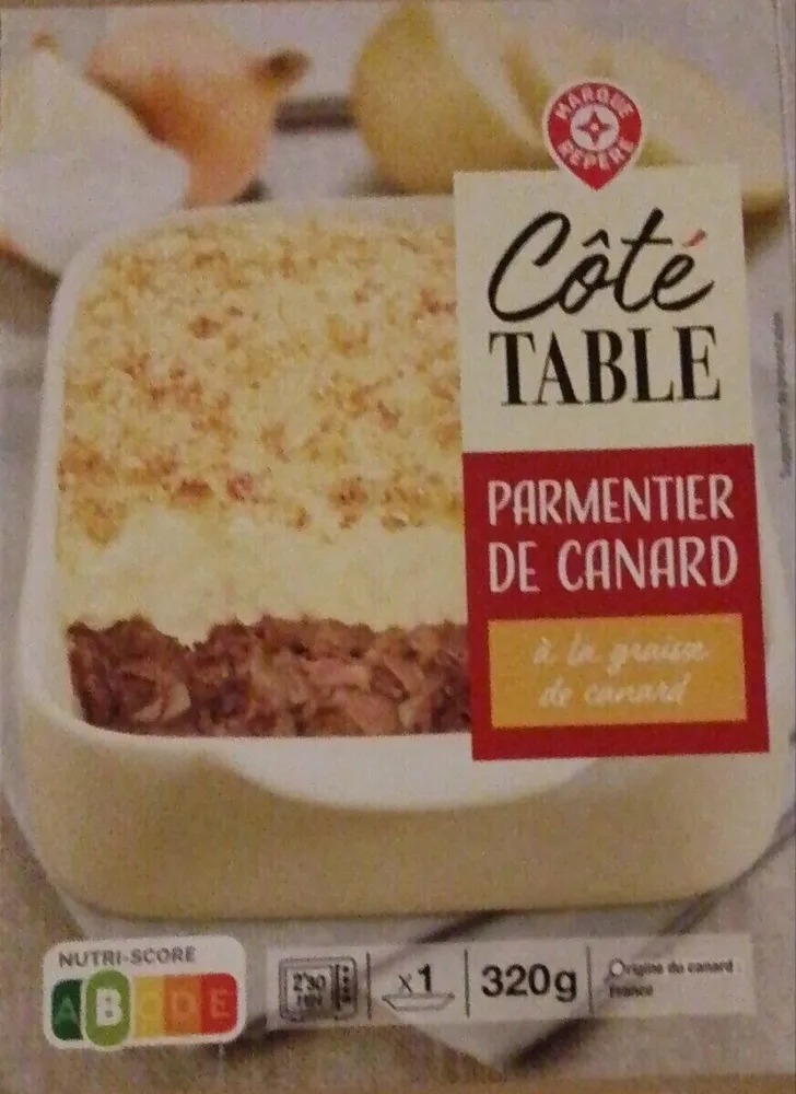 Parmentier de canard