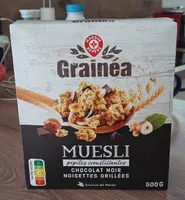 Muesli - Pépites croustillantes au chocolat noir et noisettes grillées
