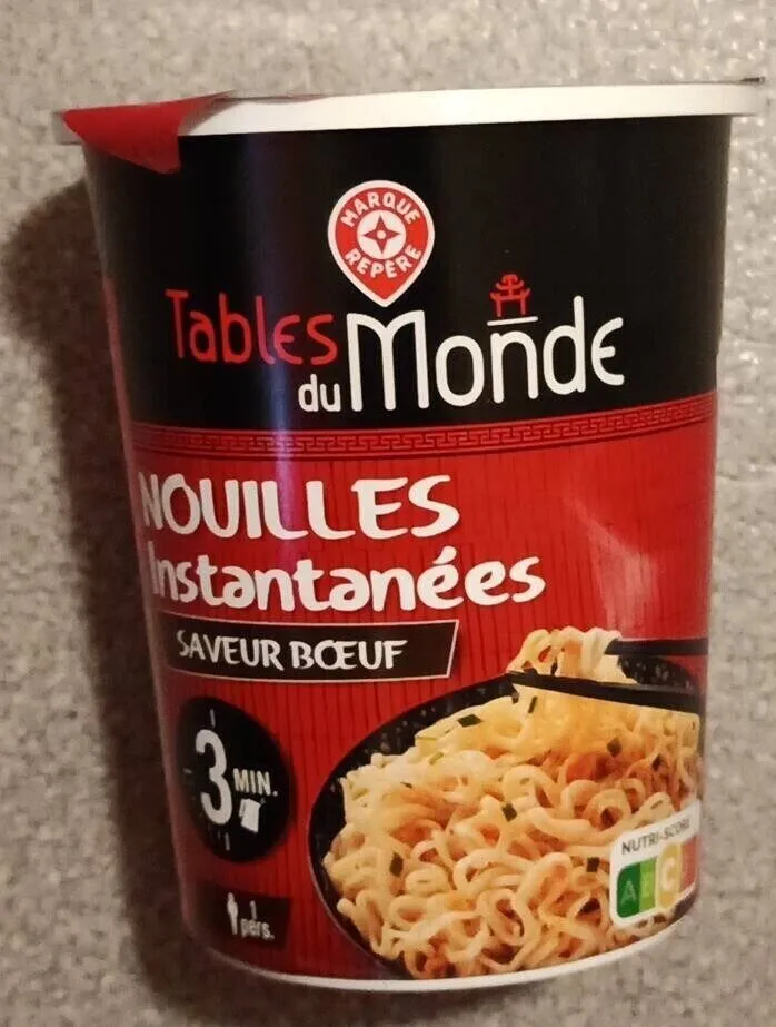 Nouilles instantanées saveur boeuf