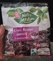 Chou rouge emincé