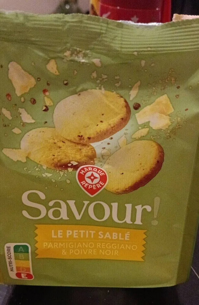 Le petit sablé parmigiano reggiano poivre noir