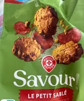 Petit sablé chorizo & piment