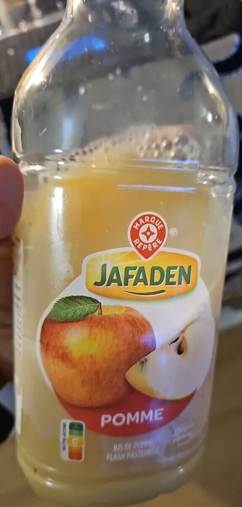 Jus de pomme flash pasteurisé