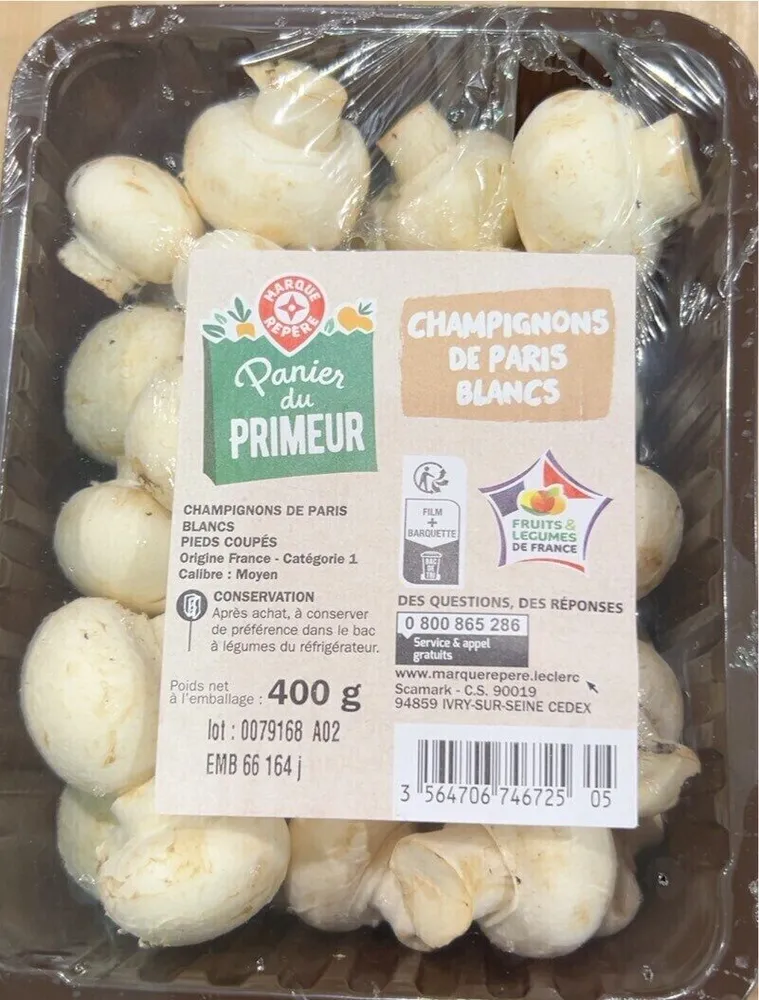 Champignons de Paris Blancs