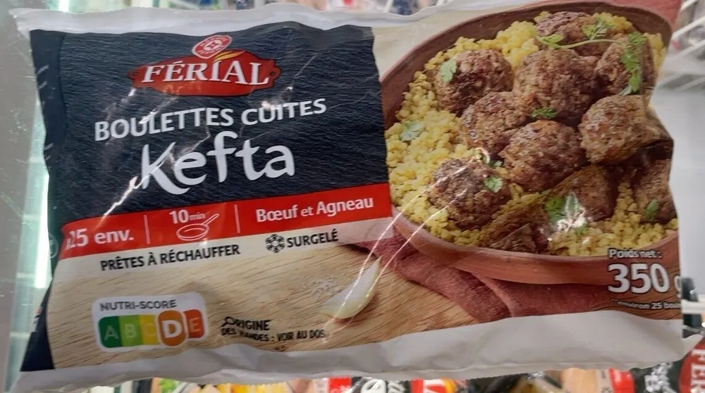 Boulettes cuites kefta boeuf et agneau
