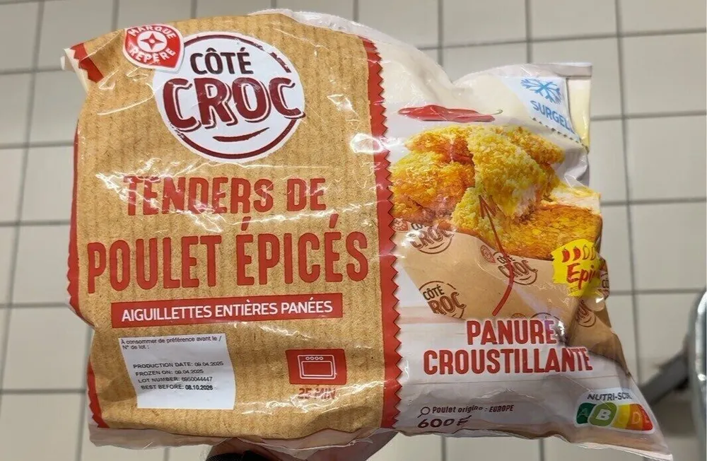 Tenders de poulet épicés