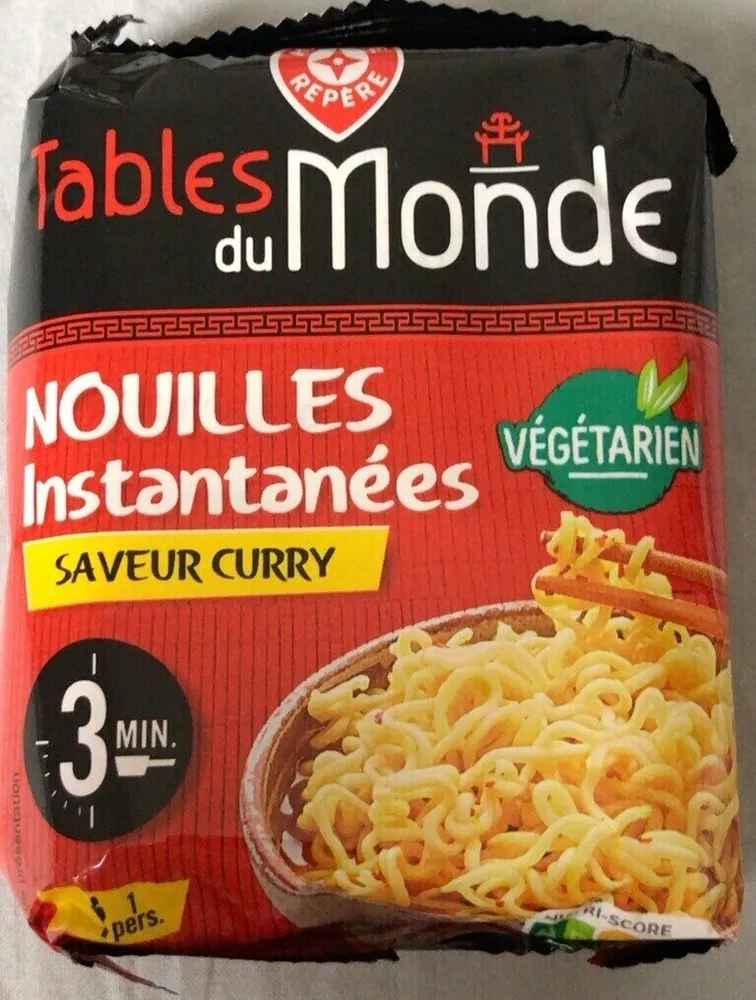 Nouilles instantanées saveur curry
