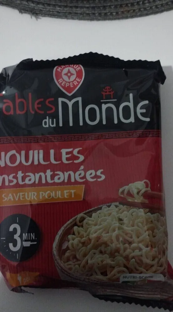 Nouilles saveur poulet