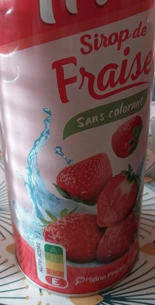Sirop fraise