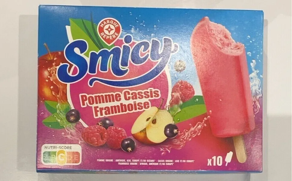 Smicy pomme cassis framboise