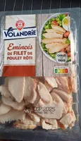 émincé de filet de poulet roti